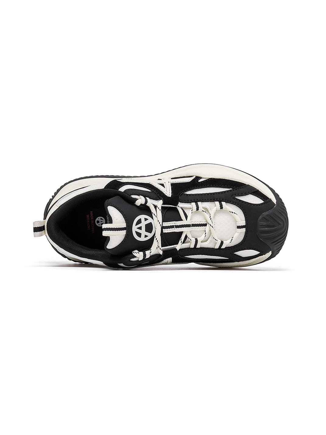 Star-Lace Wave-Sole Chunky Sneakers