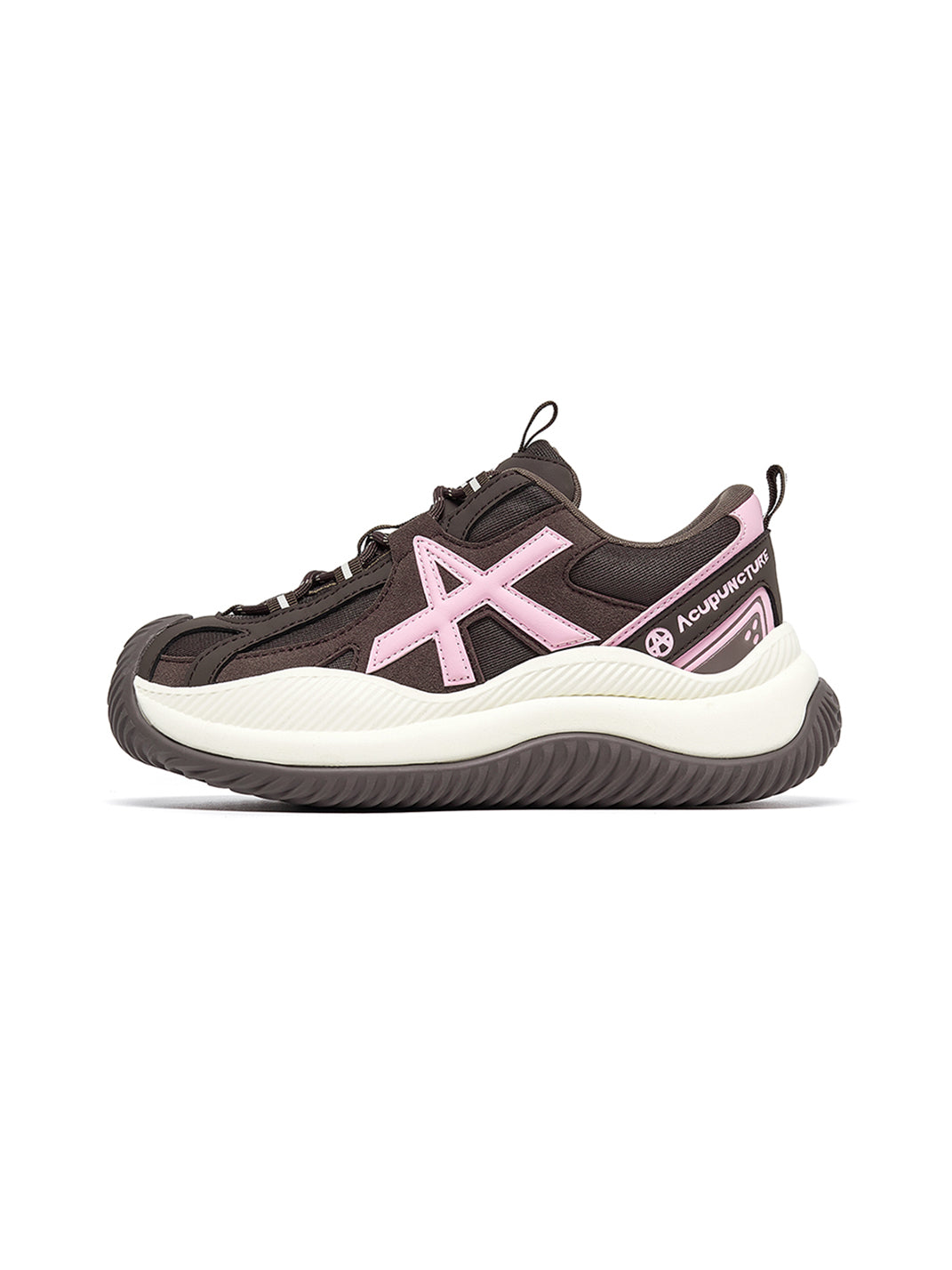Star-Lace Wave-Sole Chunky Sneakers