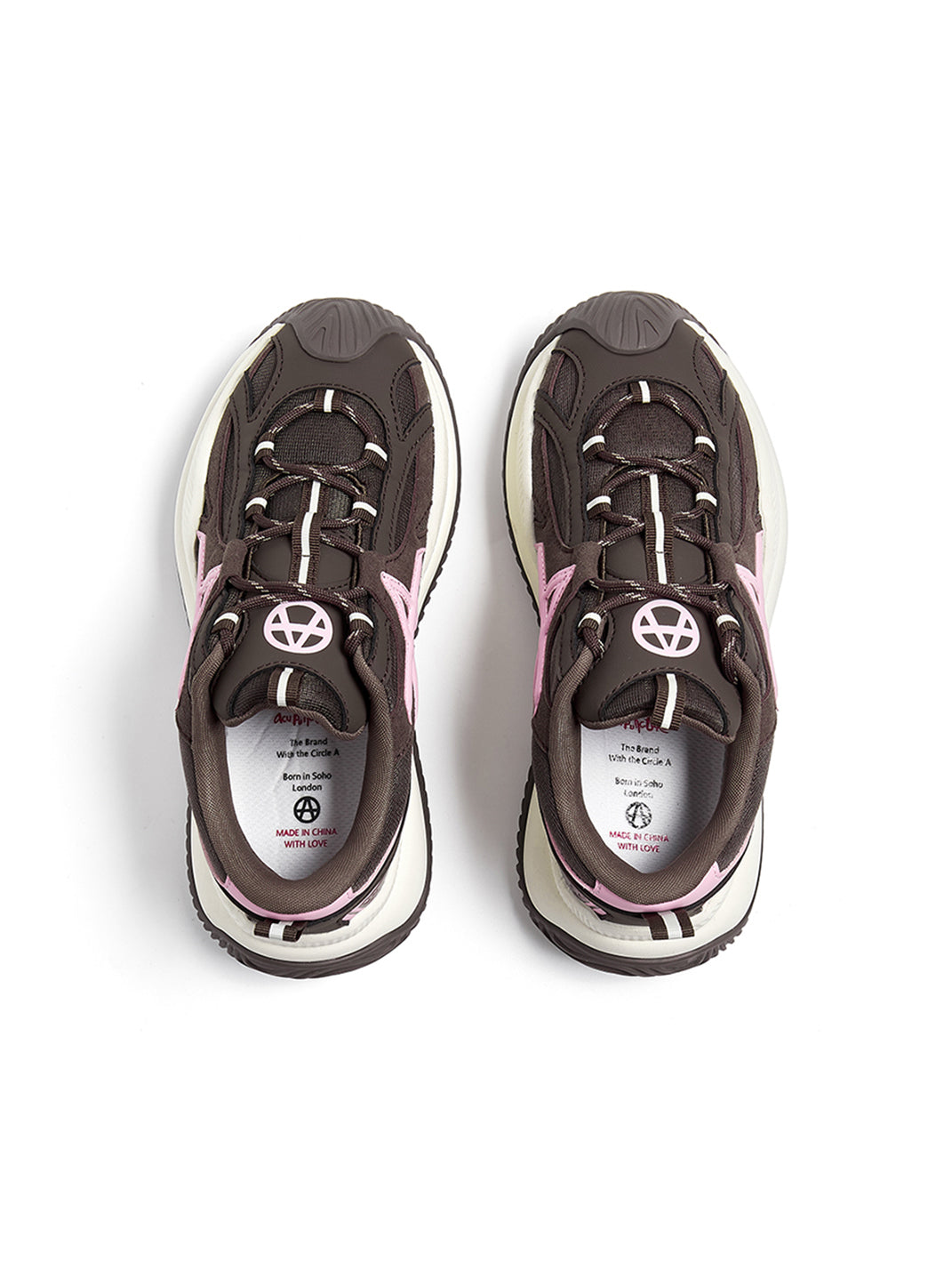 Star-Lace Wave-Sole Chunky Sneakers