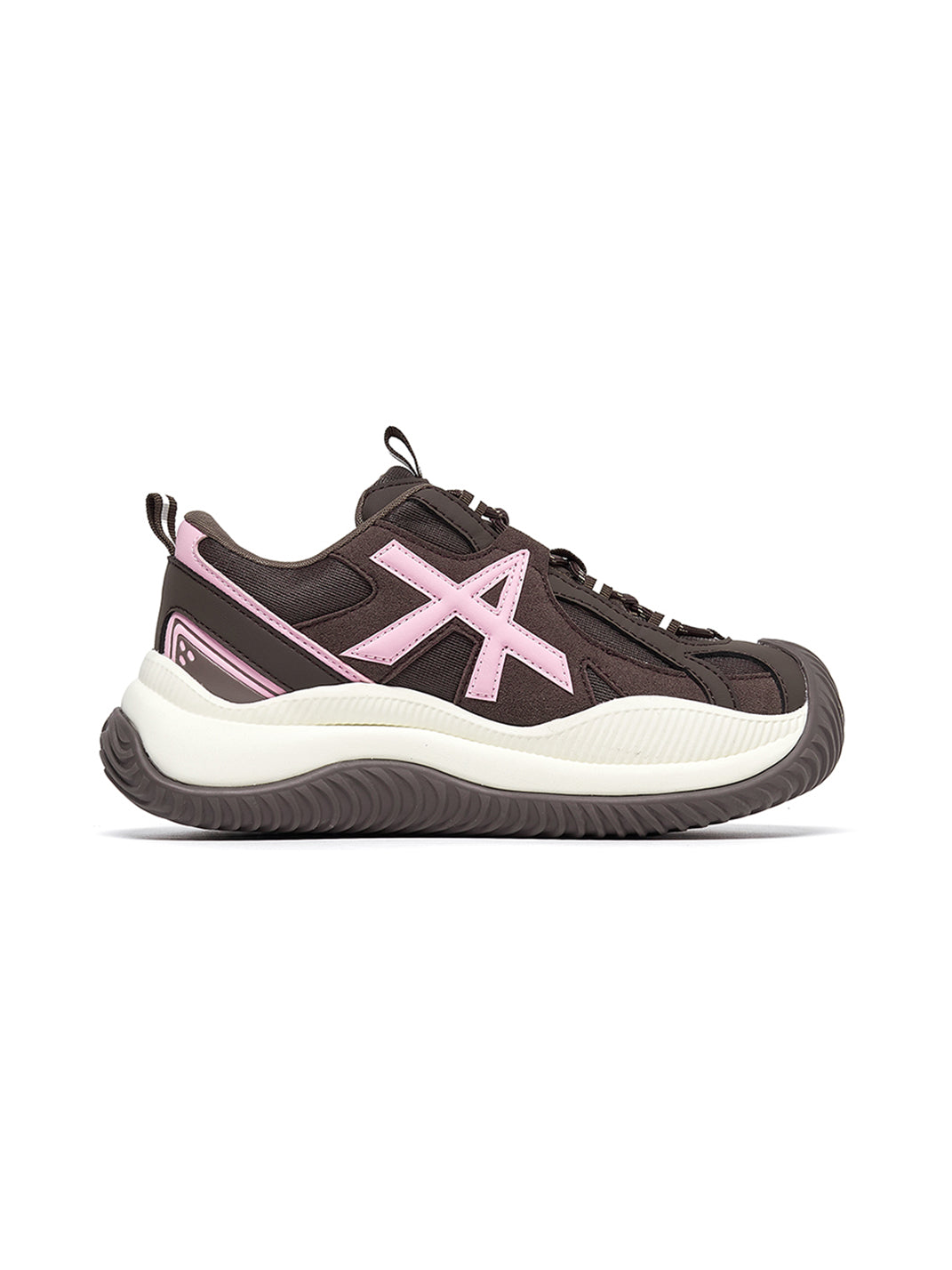 Star-Lace Wave-Sole Chunky Sneakers