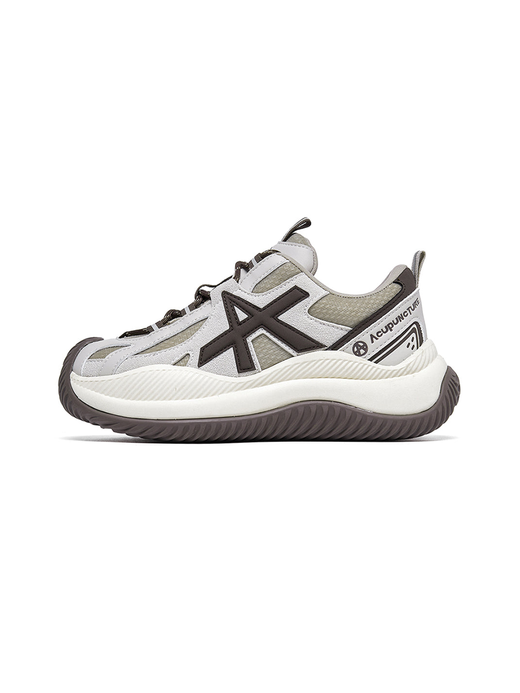 Star-Lace Wave-Sole Chunky Sneakers