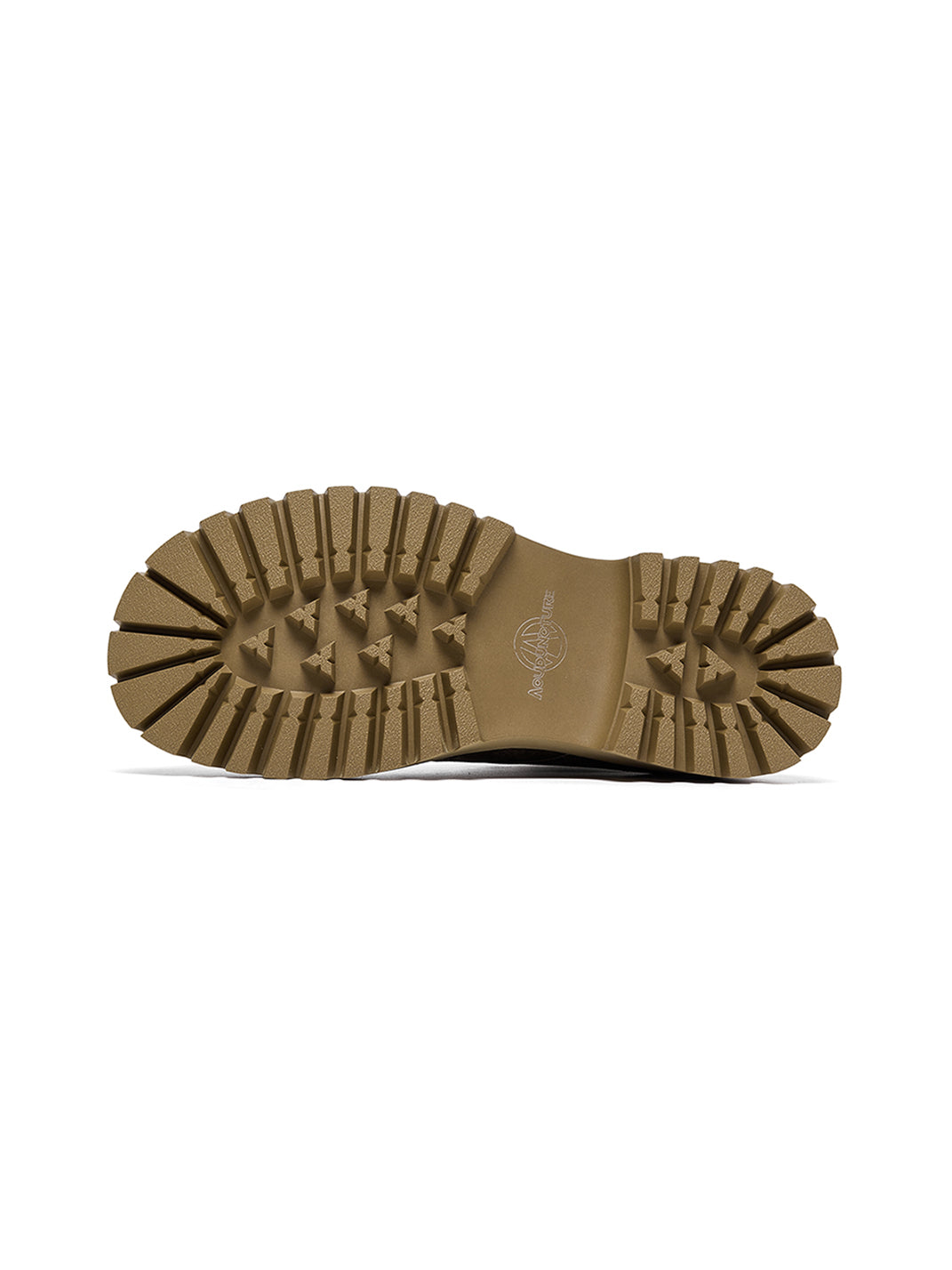 Tan Round-Toe Lug-Sole Work Boots