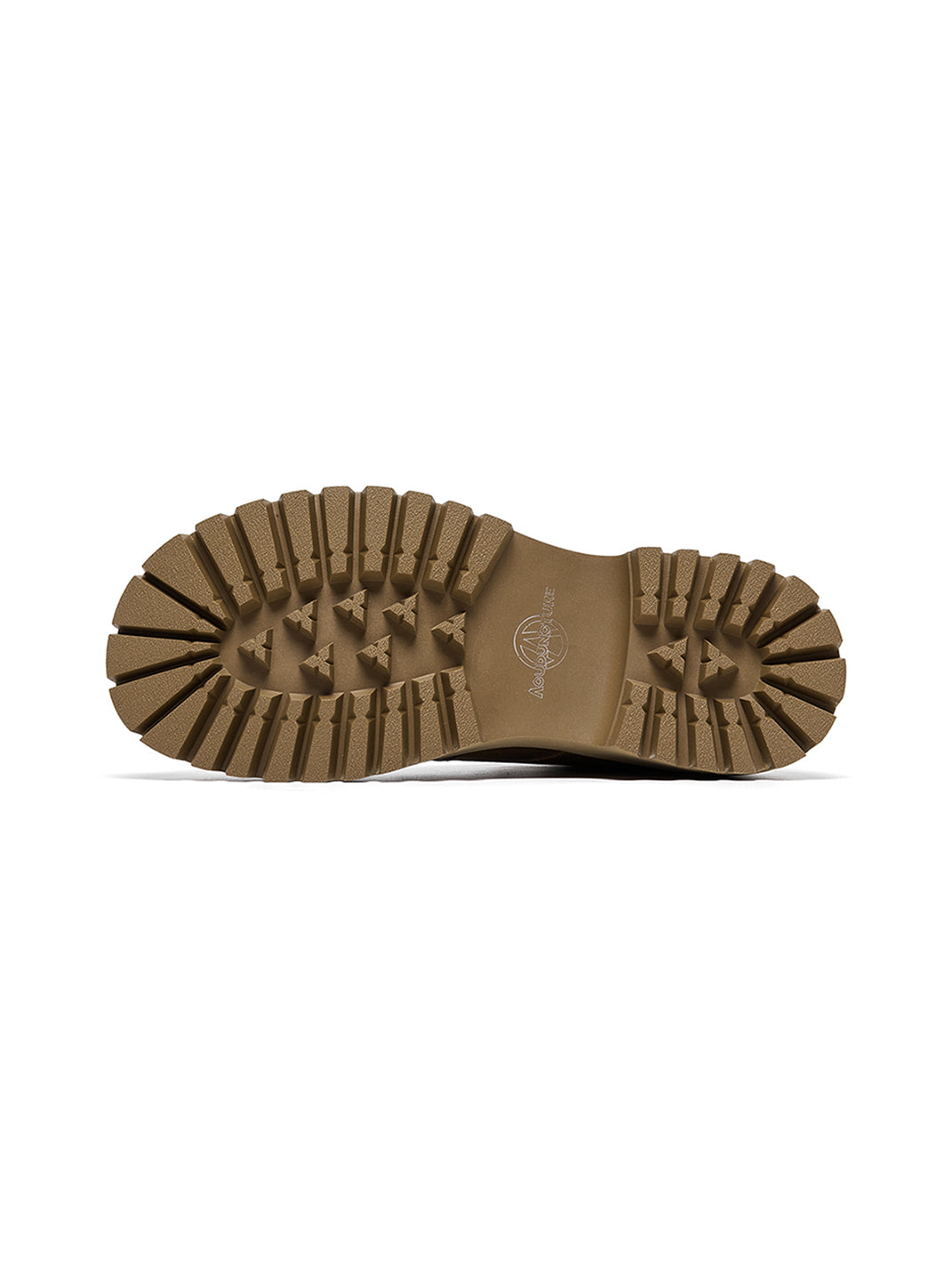 Tan Round-Toe Lug-Sole Work Boots
