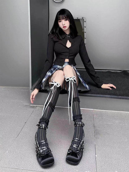Studded-Strap Spring-Heel Mary Janes