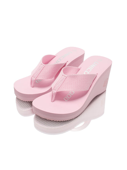 Cushioned Wedge Platform Flip-Flops