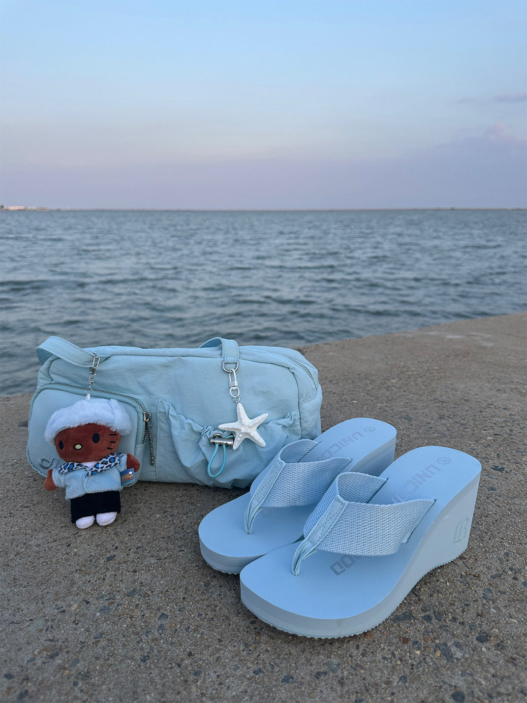 Cushioned Wedge Platform Flip-Flops