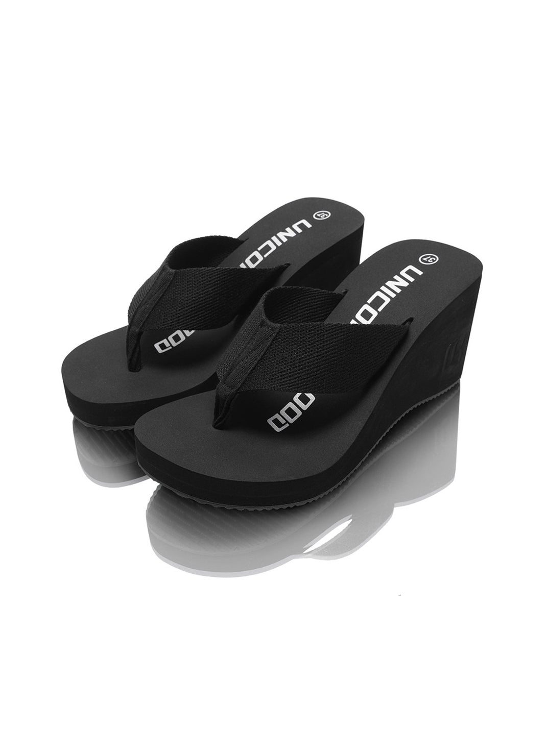 Cushioned Wedge Platform Flip-Flops