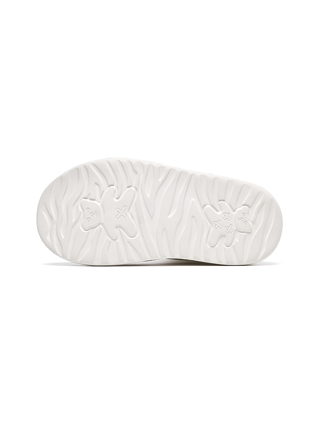 White Padded Mid-Calf Snow Boots