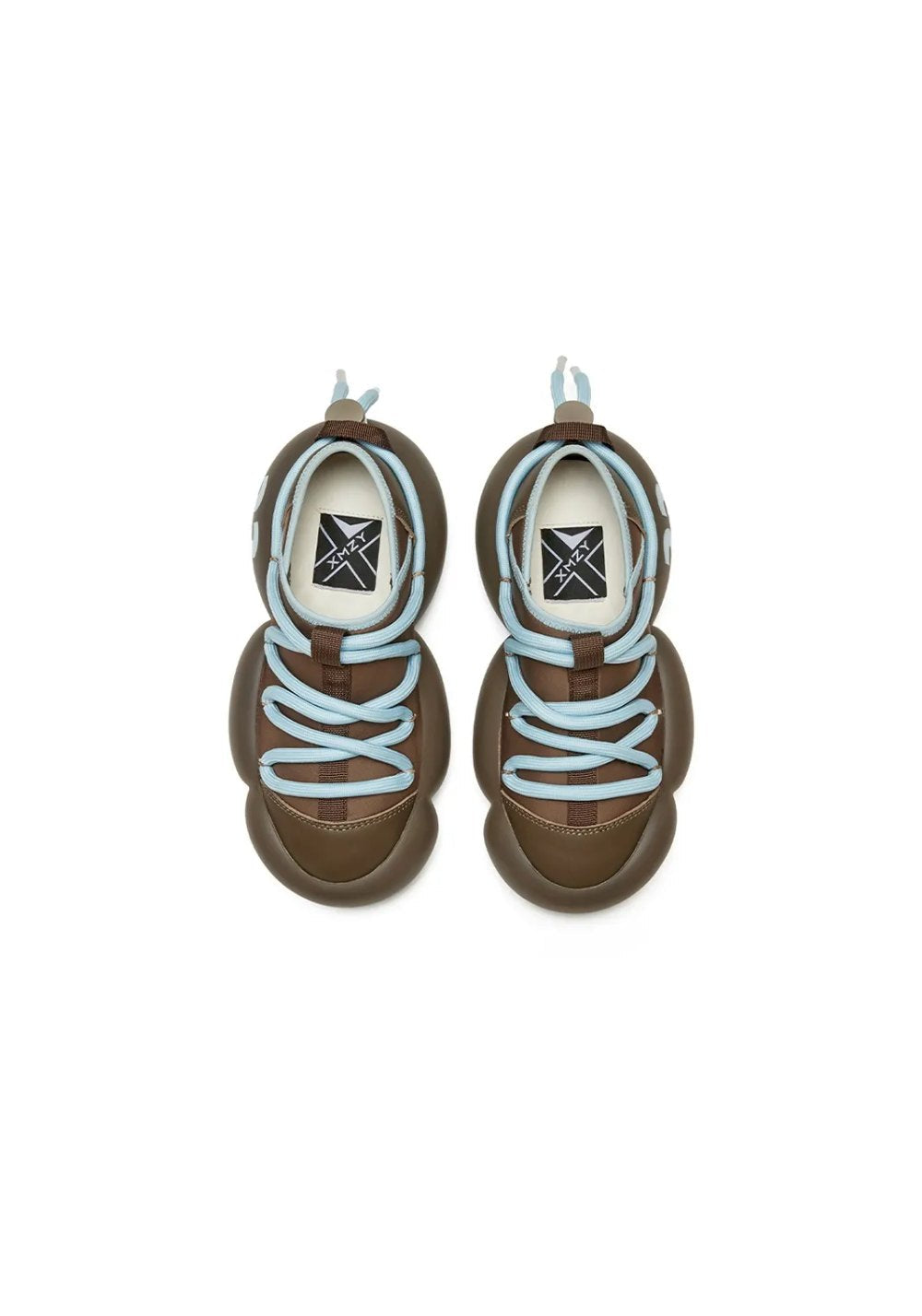 Sculpted-Sole Leather Summer Sneakers