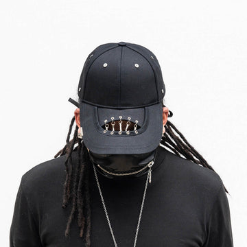 INSIDE OUT Chained Cut-Out Cap
