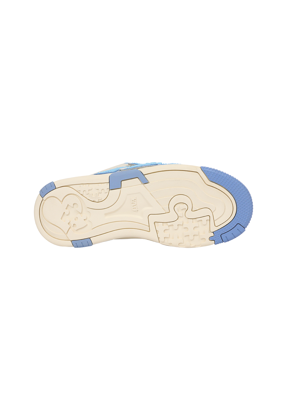 Puzzle-Panel Suede Skate Sneakers